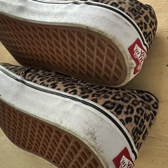 Vans Asher Deluxe slip-on sneaker -leopard print Ortholite insole - Sz. 10 - Picture 5 of 6